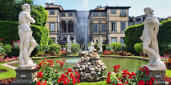The garden of Palazzo Pfanner in Lucca