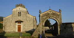 Camaiore Abbey on the Francigena Route