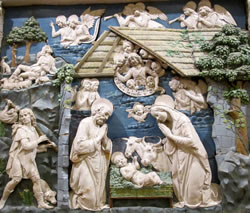A Nativity by Della Robbia
