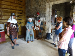Una stanza della Fortezza delle Verrucole in Garfagnana