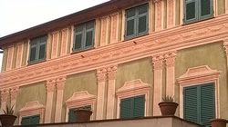 Typisches Trompe-L'oeil in Levanto (Ligurien)